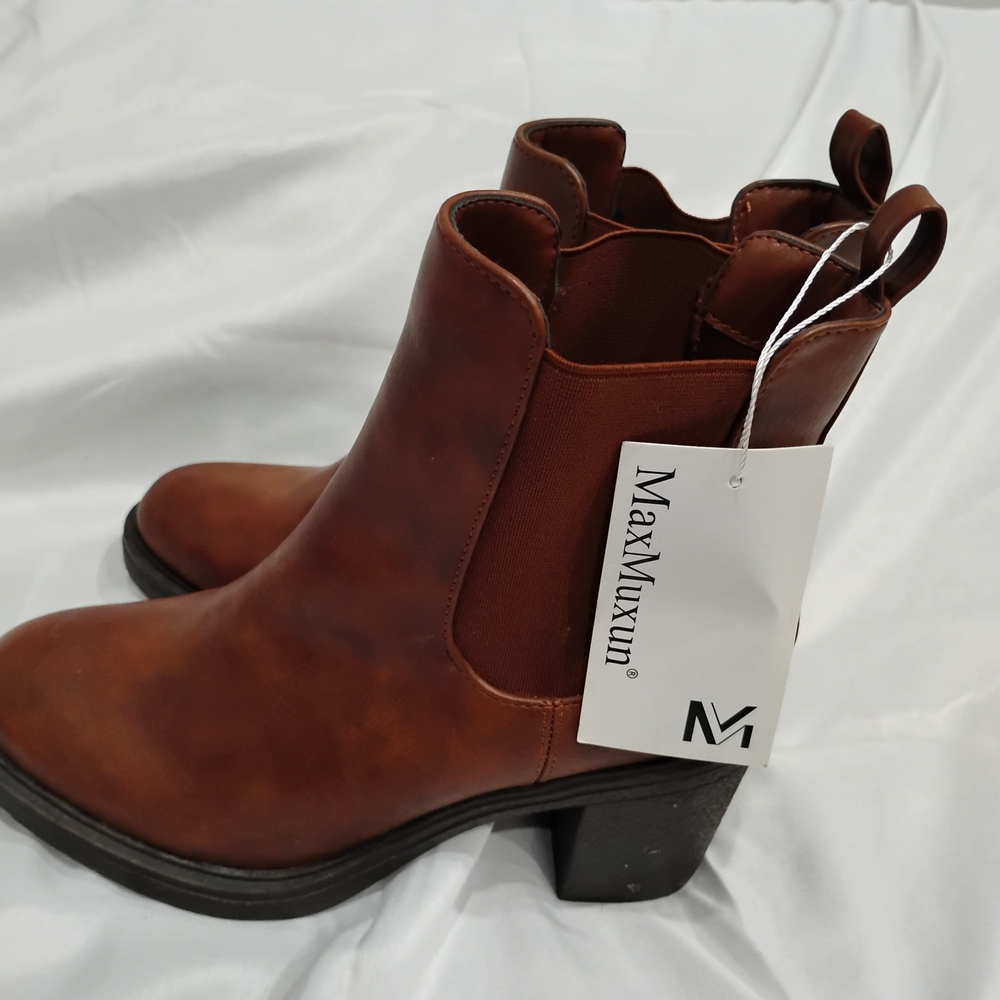 Brown Heeled Boots for Women